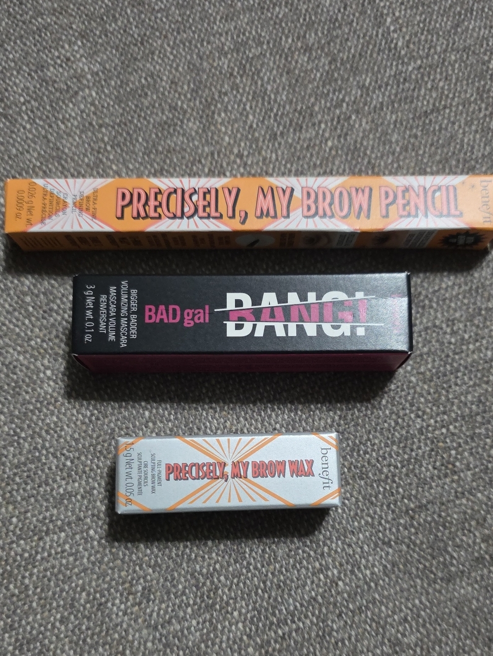 Benefit Brow Bundle Pencil, Wax & Bad Gal Bang Mascara
